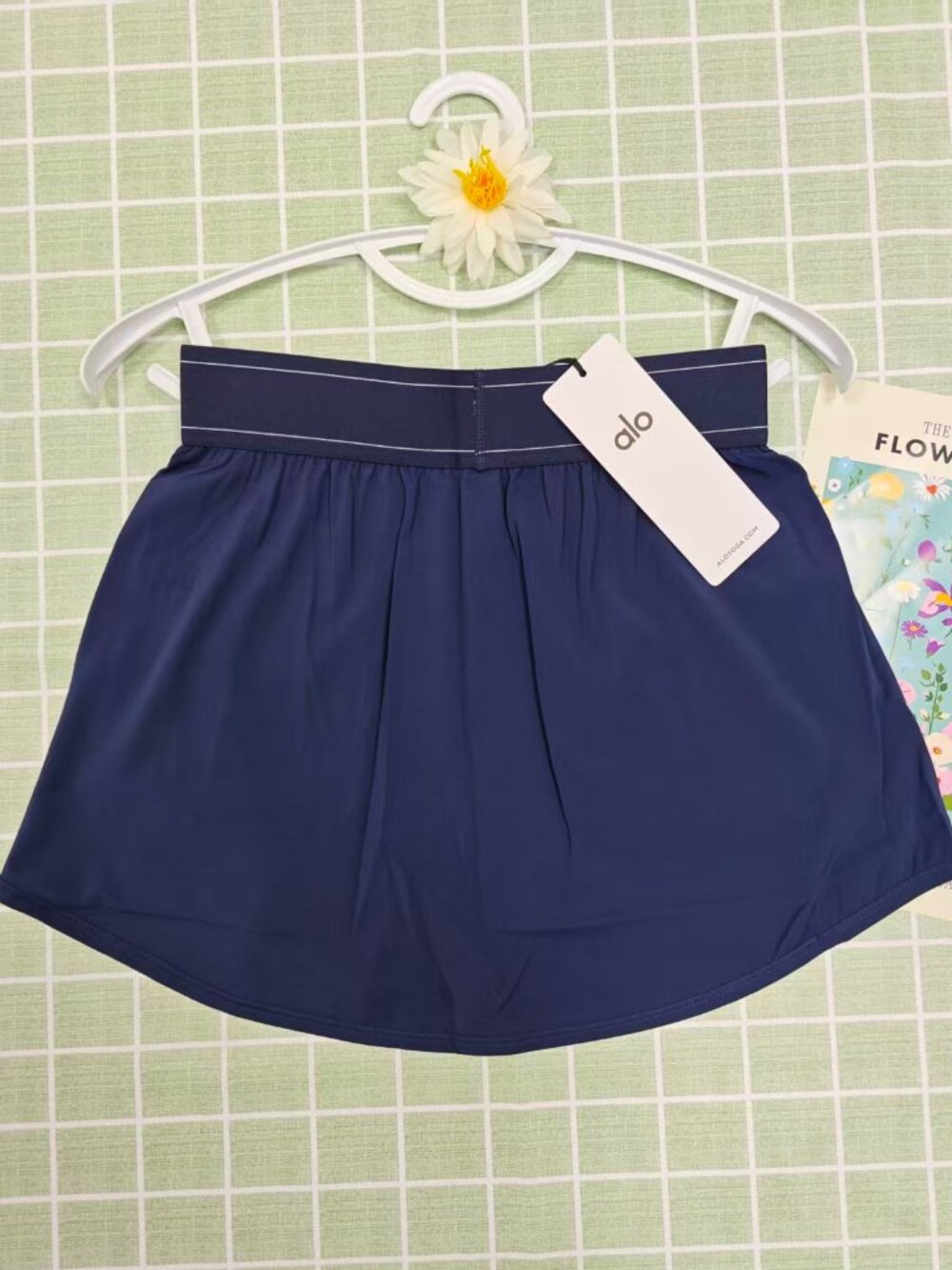 πAlo Yoga Match Point Tennis Skirt in Navy Blue ποΈββοΈ Brand New - Picture 5 of 7